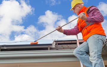 Ardaneaskan soft wash roof cleaning